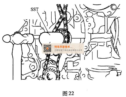 豐田凱美瑞(2. 4l 2az-fe)發動機正時校對方法